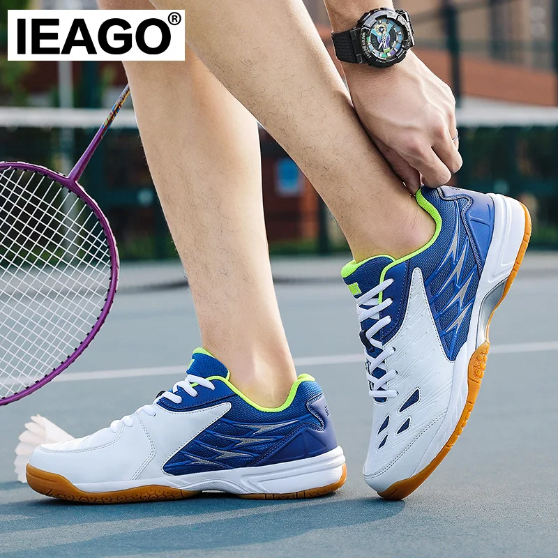 

IEAGO Original Quality Spike Sneakers Men Badminton Shoes Volleyball shoes Outdoor Sports Women Athletics Footwear