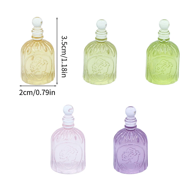 1/12 Miniture Things Dollhouse Miniature Items Miniature Bottle for Dollhouse Accessories Magic Medicine Bottle Glass with Cork