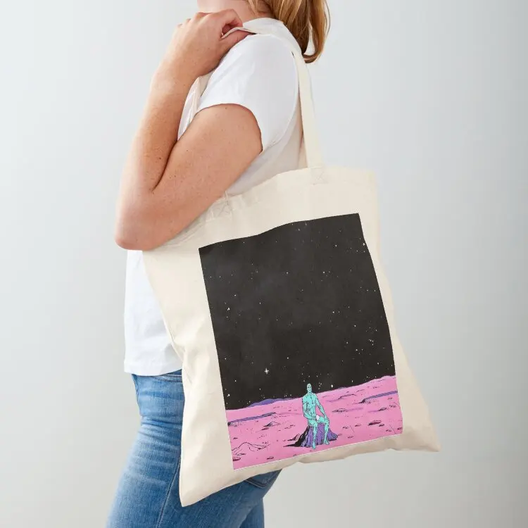 (Fixed) Dr. Manhattan sitting on mars (comic) Tote Bag canvas tote Women's shopper shopper bag woman