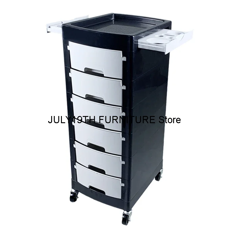 Hair Stylist Salon Trolley Storage Cart Serving Wheels Salon Trolley Beauty Rolling Wagen Mit Rollen Pretty Furniture YN50ST