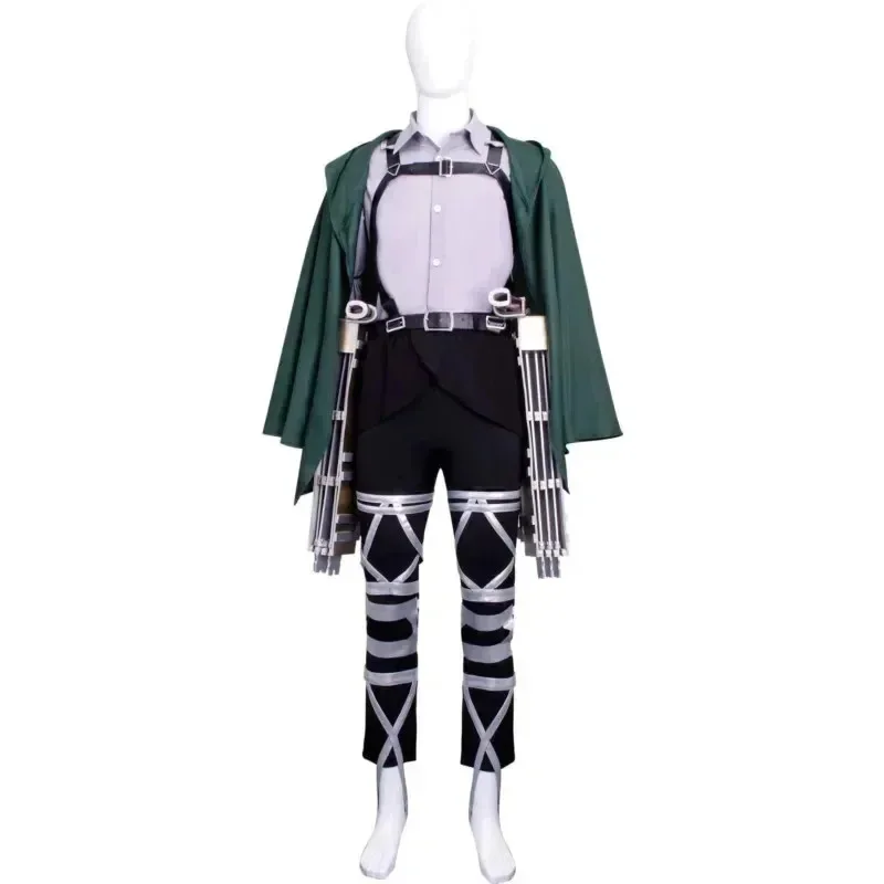 The Final Season Attack on Titan Anime Rivaille Cosplay Mikasa AcKerman Costume Halloween Shingeki no Kyojin Uniform