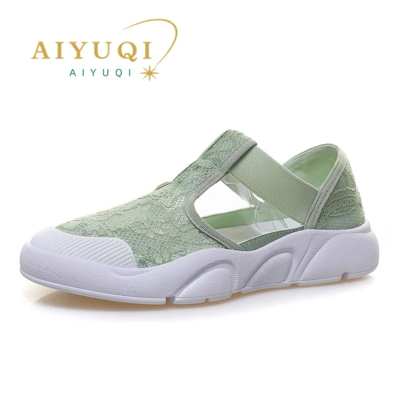 

AIYUQI Fisherman Sandals Women 2024 Summer New Closed Toe Platform Female Gladiator Women Sandals Casual Large Size Shoes Women