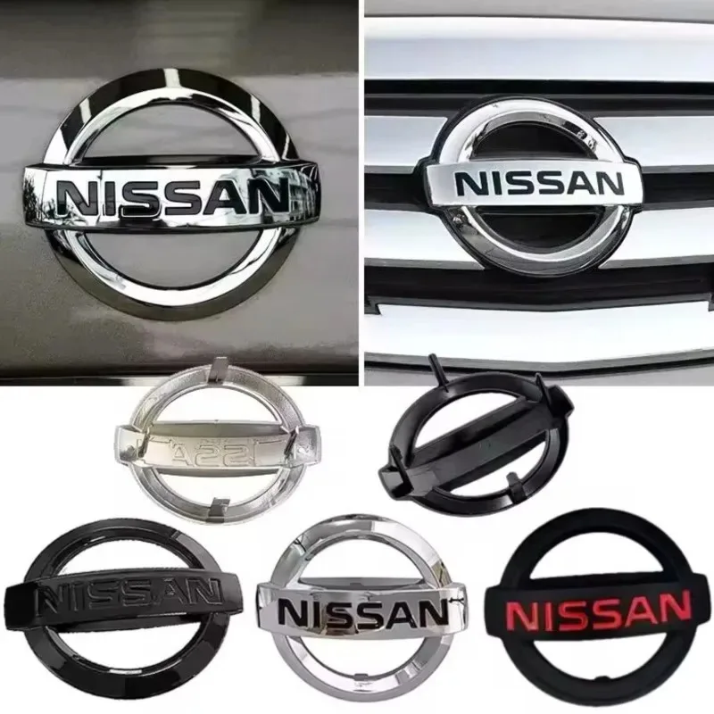 

Передняя решетка автомобиля, эмблема, задний багажник, логотип, наклейка, аксессуары для Nissan X-trail Qashqai Note Juke Sentra Patrol Navara