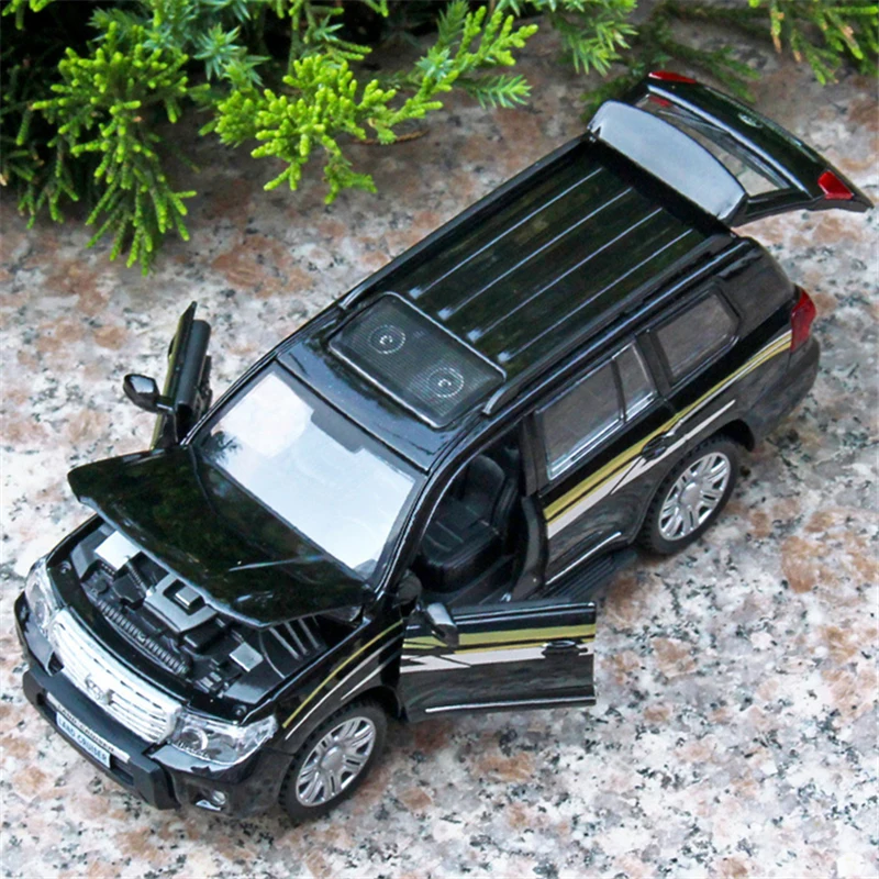 1/32 Toyota LAND CRUISER Prado SUV Alloy Car Model Simulation Diecast Metal Toy Off-road Vehicles Car Model Collection Gift