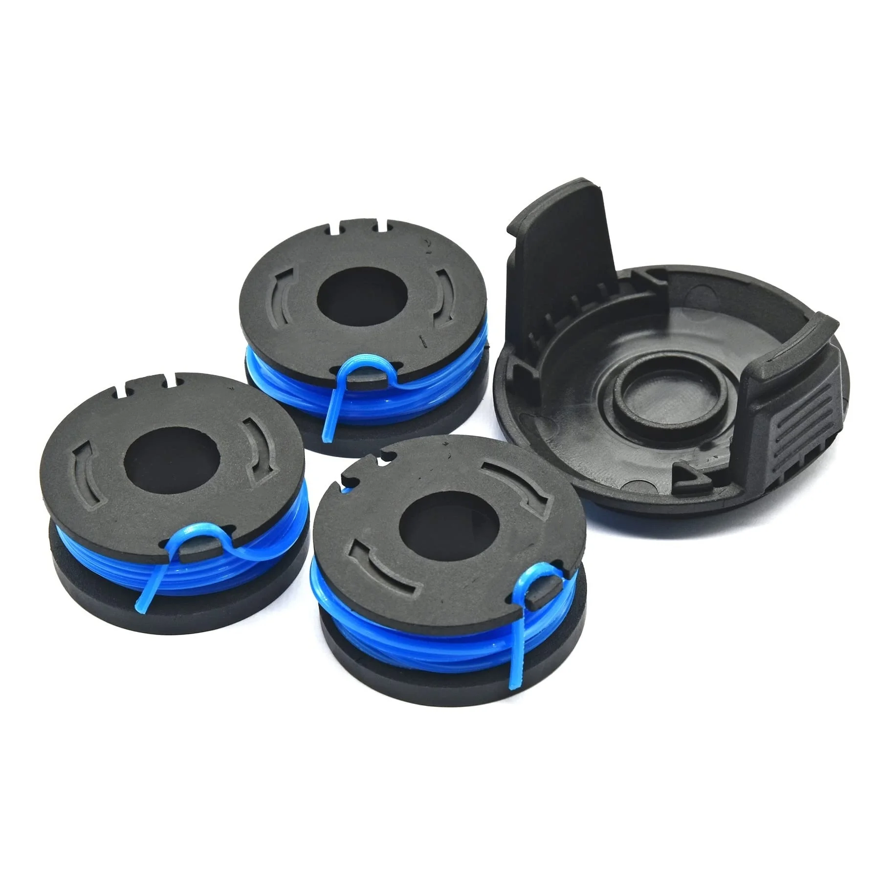 Spool Replacement Kit with 3 Spools and 1 Cover For FOR Harbor For freight 20V Cordless Electric String Trimmer Models