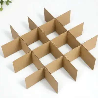 1Set Cardboard Moving Box Divider Sturdy Glass Dish Plate Protection Inserts for Safe Transportation Packing Shipping