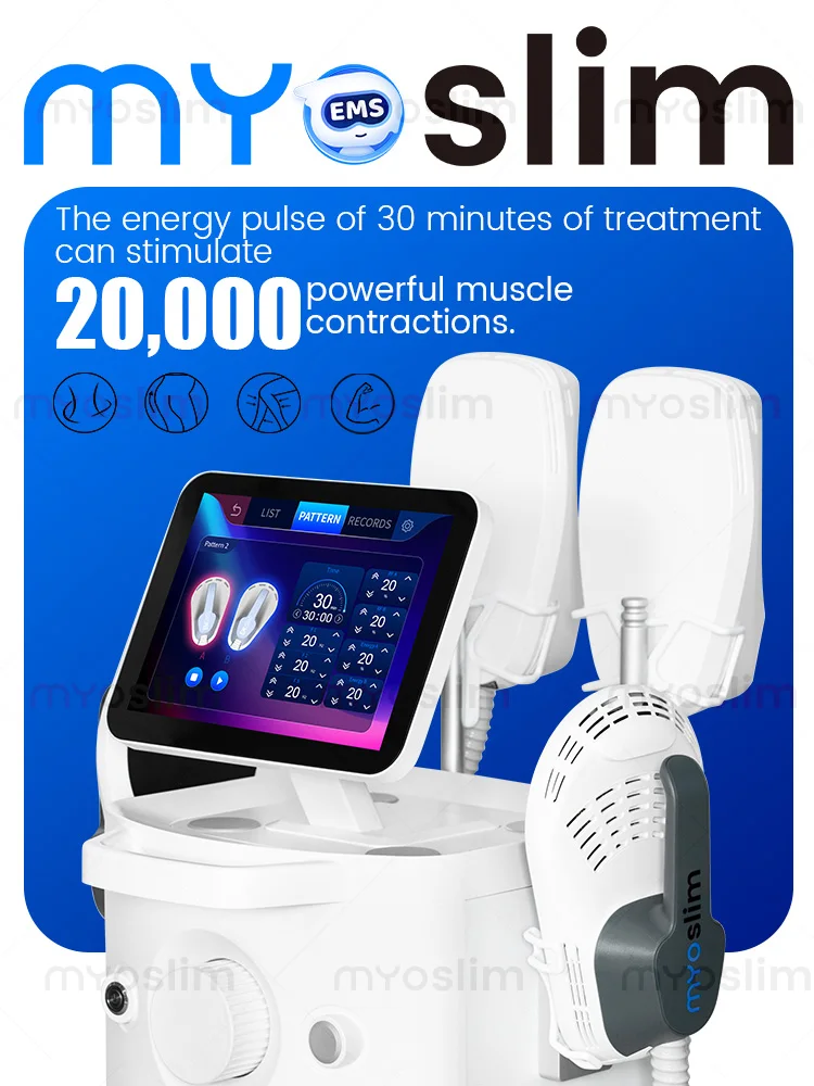 

EMS Radio Frequency Nova Electromagnetic Shaping Muscle Stimulation Beauty Machine MyoSlim 6500W High Intensity Slimming Portabl