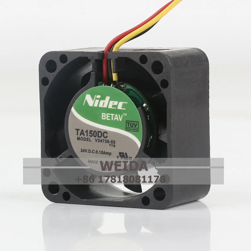 Kipas Sasis NIDEC TA150DC V34736-55 DC24V 0,15A 4CM 4020 Kipas Pendingin Inverter 40X40X20MM