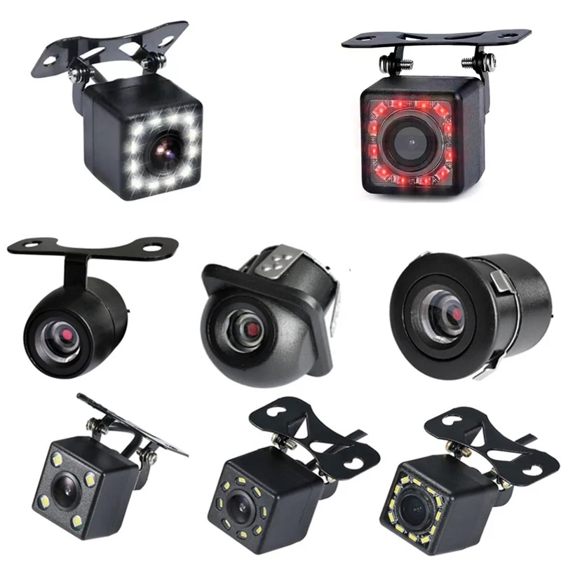 

Car Rear View Camera 4LED Night Vision Reversing Automatic Parking Monitor CCD IP68 Waterproof 170 Degree High-Definition Image