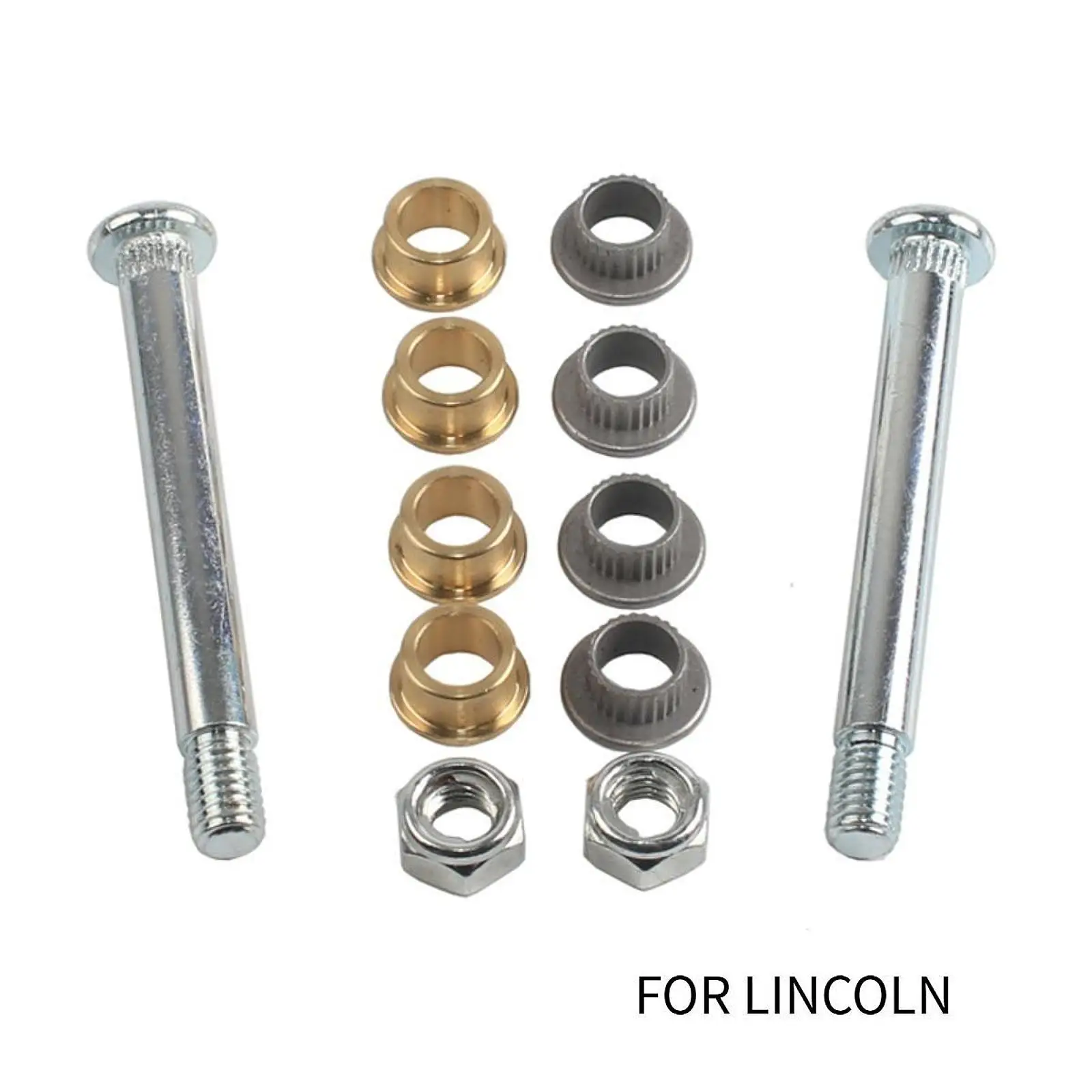 Kit de Reparación de Bujes de Bisagra de Puerta Automática, Juego de Repuesto de Metal Duradero para Ford Aerostar Thunderbird Continental