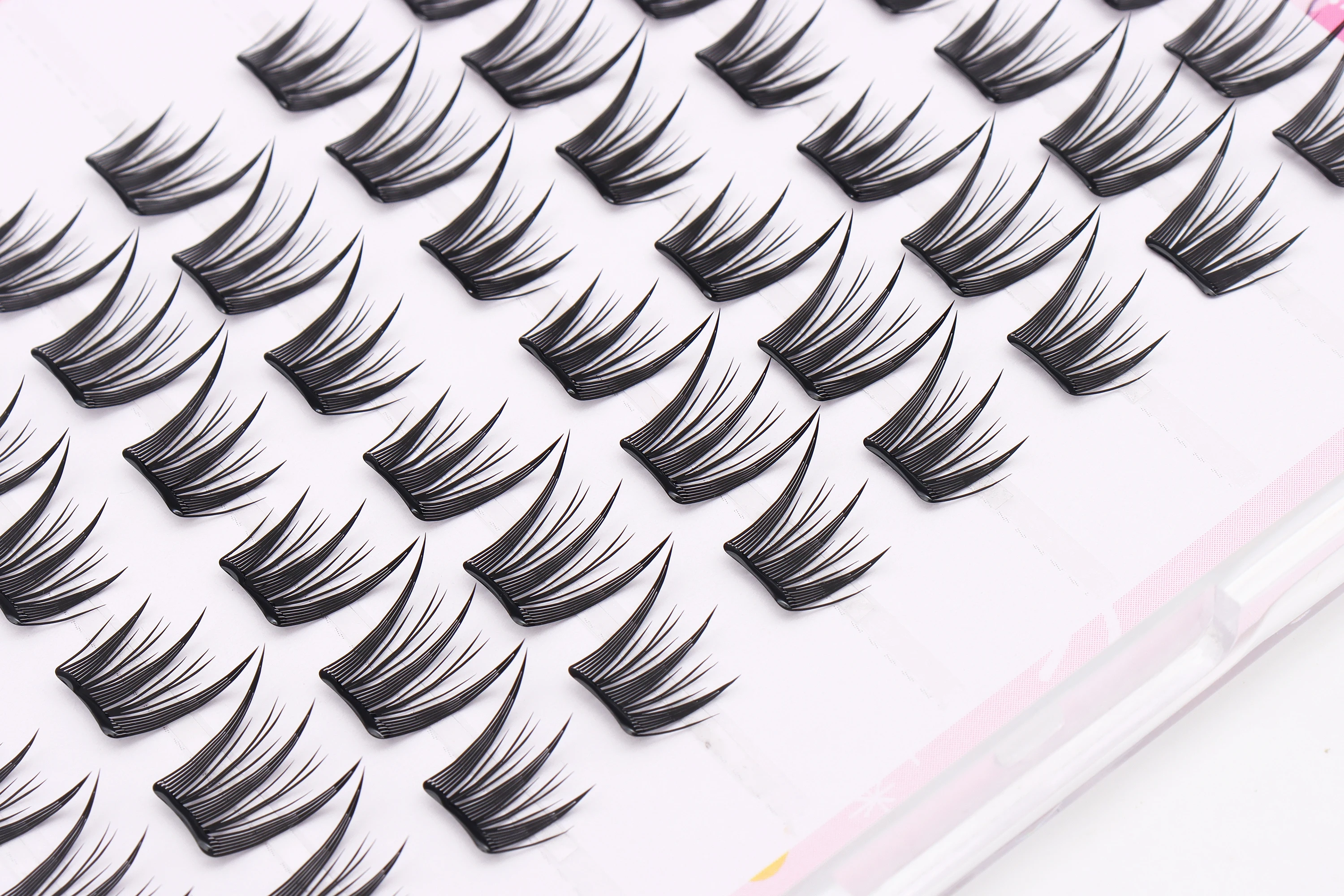 DINGSEN 10 Reihen Idol Lashes Selbstklebende Wimpern Natürliche Lange Anime Kleberfreie Cluster-Wimpern Make-up Korea Wimpern – Detail 21