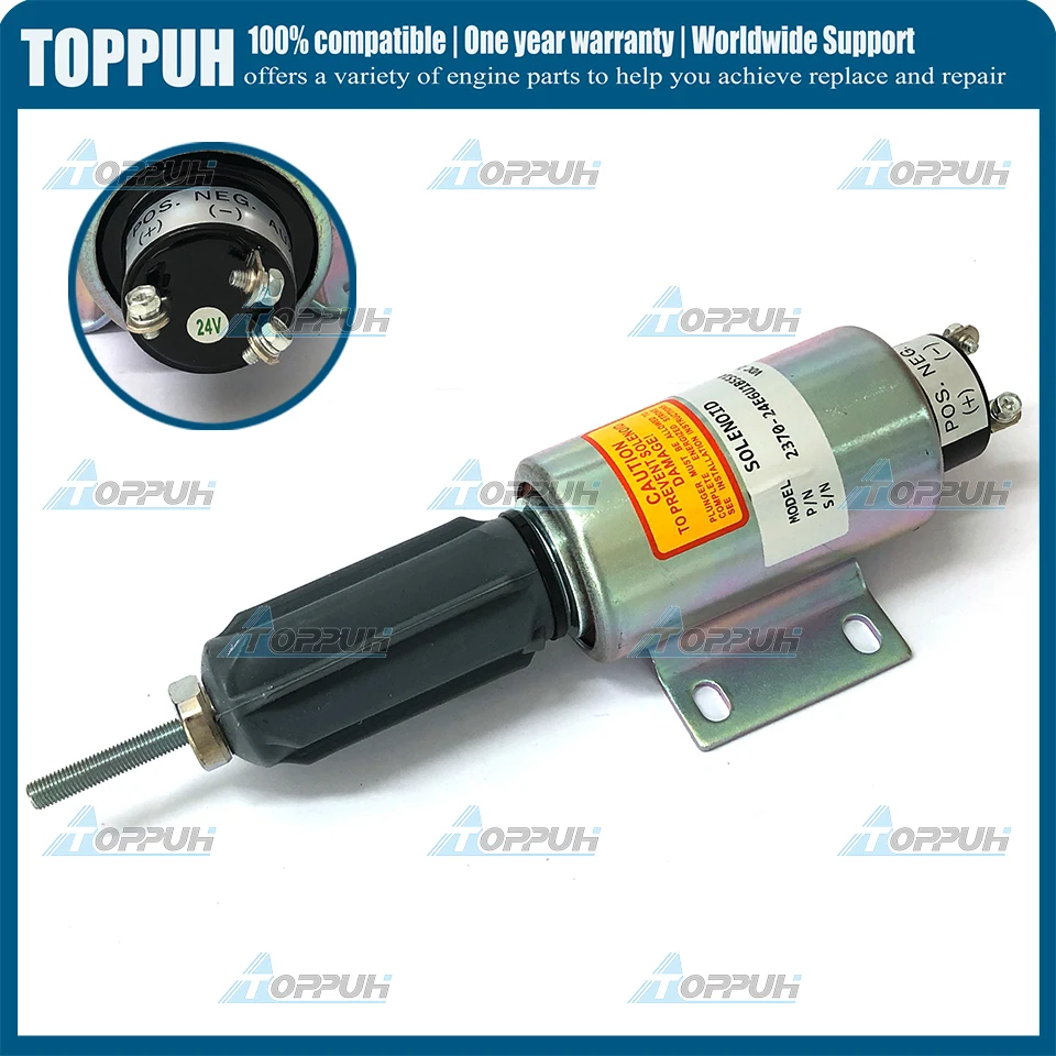 

2370-24E6U1B5S1A 24V Shut Off Stop Solenoid Valve 3 Terminals