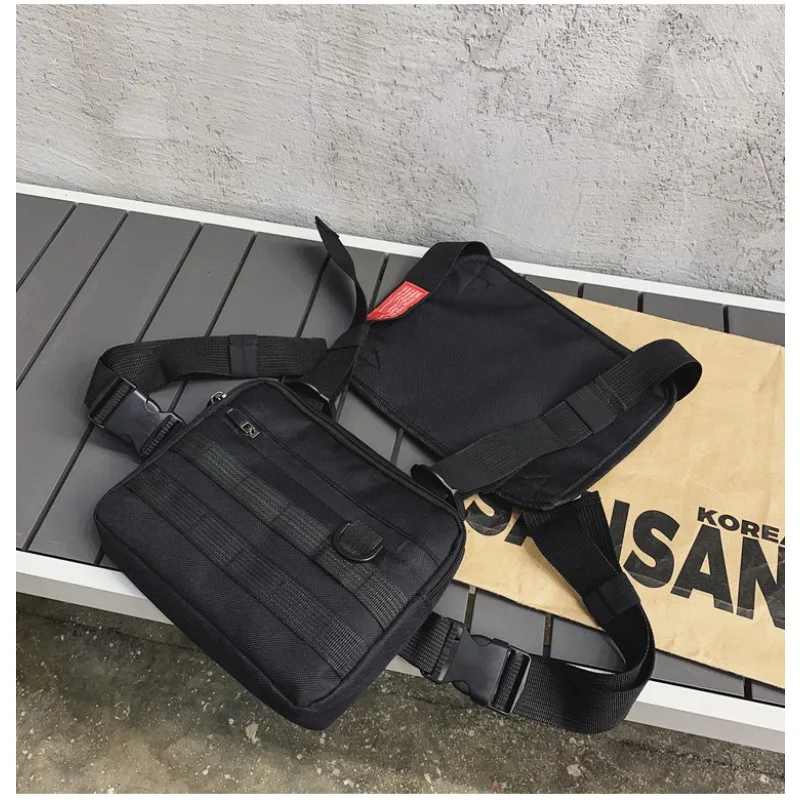 Sport Chest Pocket Chest Front Pack Pouch Vest Large Capacity Water Resistant HipHop Fanny Phone Carry Waist Bag Leisure Outdoor