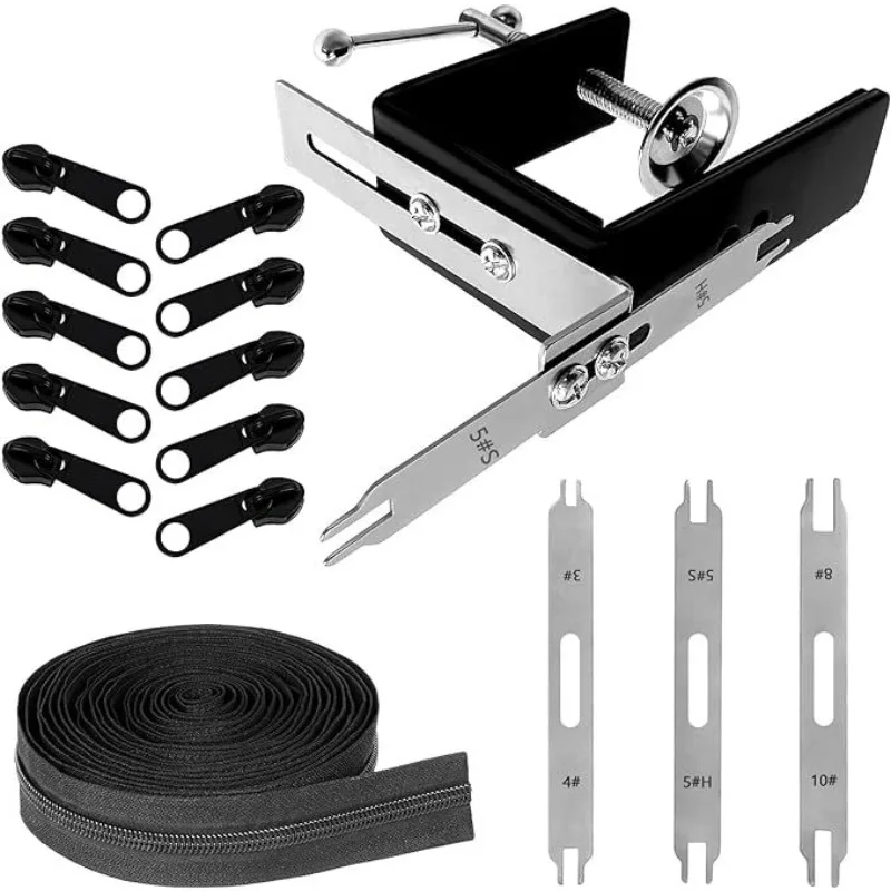 

Инструмент для застегивания молний из нержавеющей стали, профессиональный аксессуар для ремонта молний для швейных мастерских и ателье