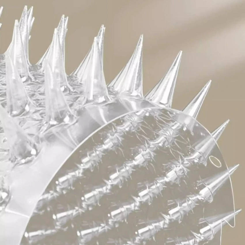 4/30 Stück Spikes zur Vogelabwehr aus Kunststoff, Katzenabwehr, Anti-Tauben- und Eichhörnchen-Schutz für den Garten, gegen Vogelkot, für Balkon, Dach und zur Vogeljagd – Detail 2
