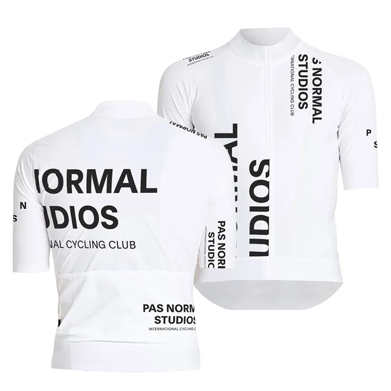 PAS New 2024 Summer Men\'s Cycling Jersey Set Breathable Cycling Shirt Team Cycling clothing Mountain Bike Riding Clothes