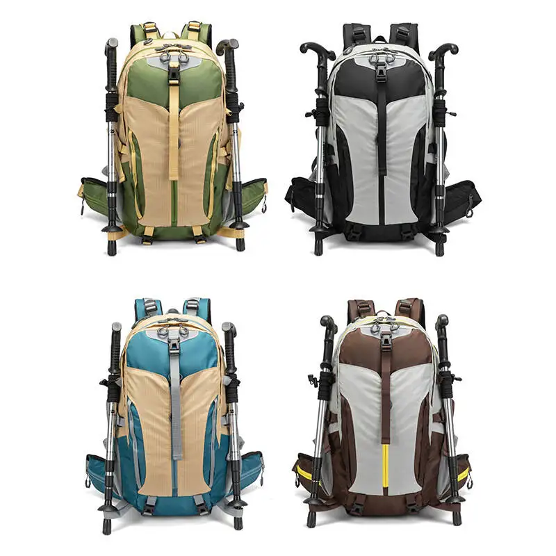 

XZAN Sports Backpack Manufacturer S New Color Blocked Unisex Backpack Hiking Outdoor Travel Versatile Lightweight And Ultra Larg