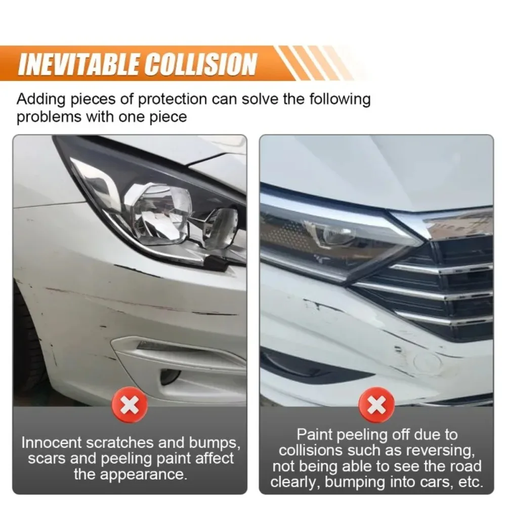 

2025 New Guard Corner Protection Strips Scratch Protector Set 2 Piece Universal Car Bumper Protector Guard
