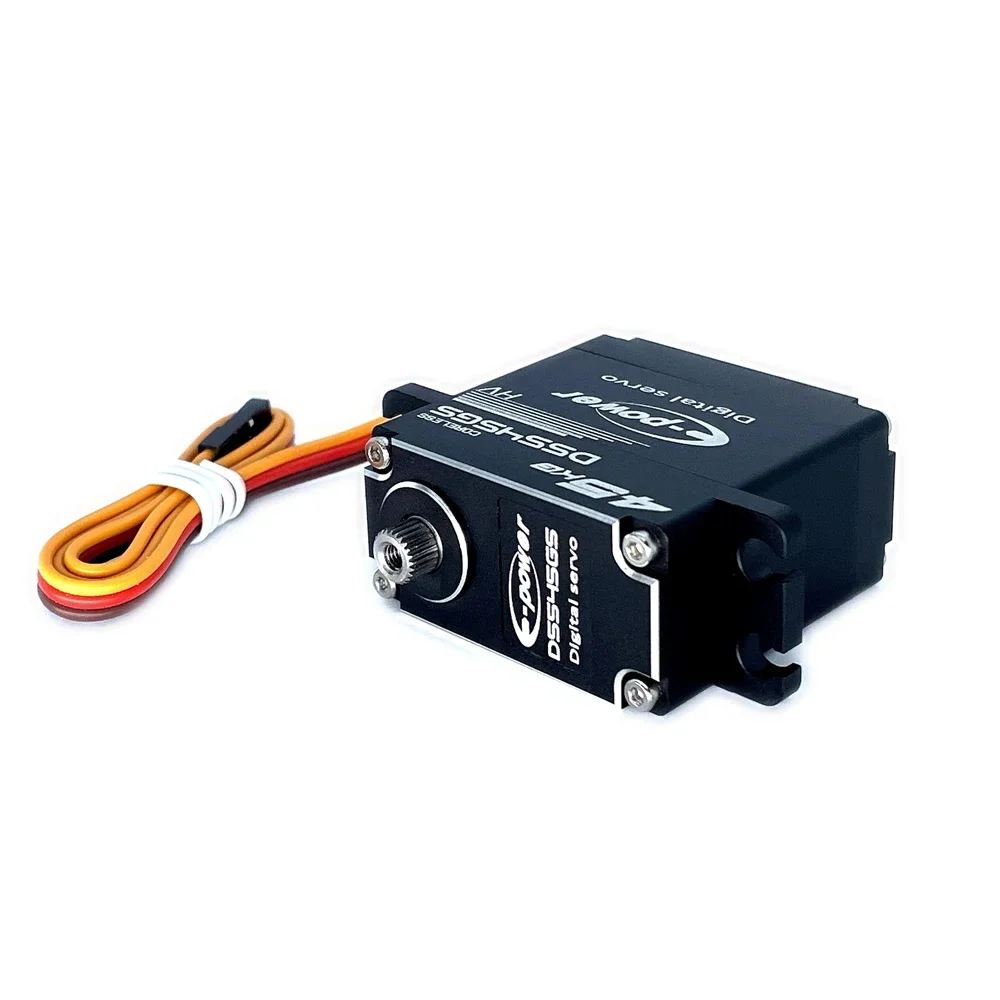 Waterdichte 45kg servo d5535gs180/270/360 graden aluminium behuizing digitale metal gear hv coreless e-power voor rc auto truck en boot