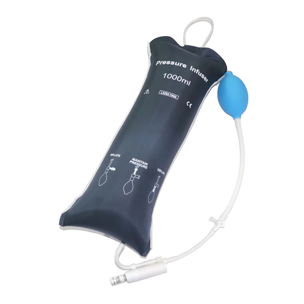 

Пакет для инфузии под давлением, с дисплеем давления, 1000 мл, темно-синий, задняя сетка