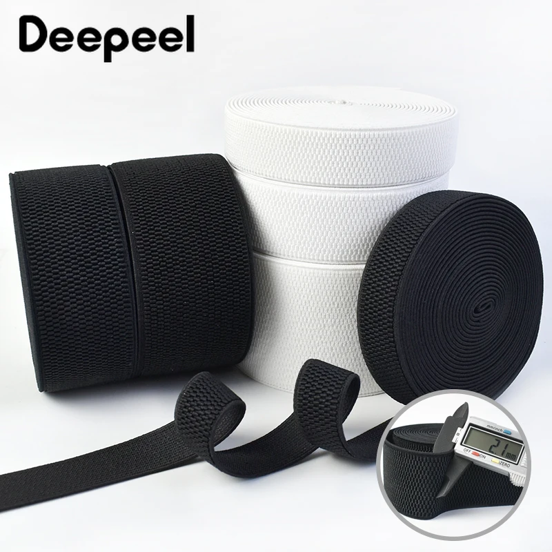 

2-5 метров 25-100 мм нейлоновая резинка для одежды, декор пояса, эластичная лента, брюки, джинсы, пояс, резинки, аксессуары для шитья