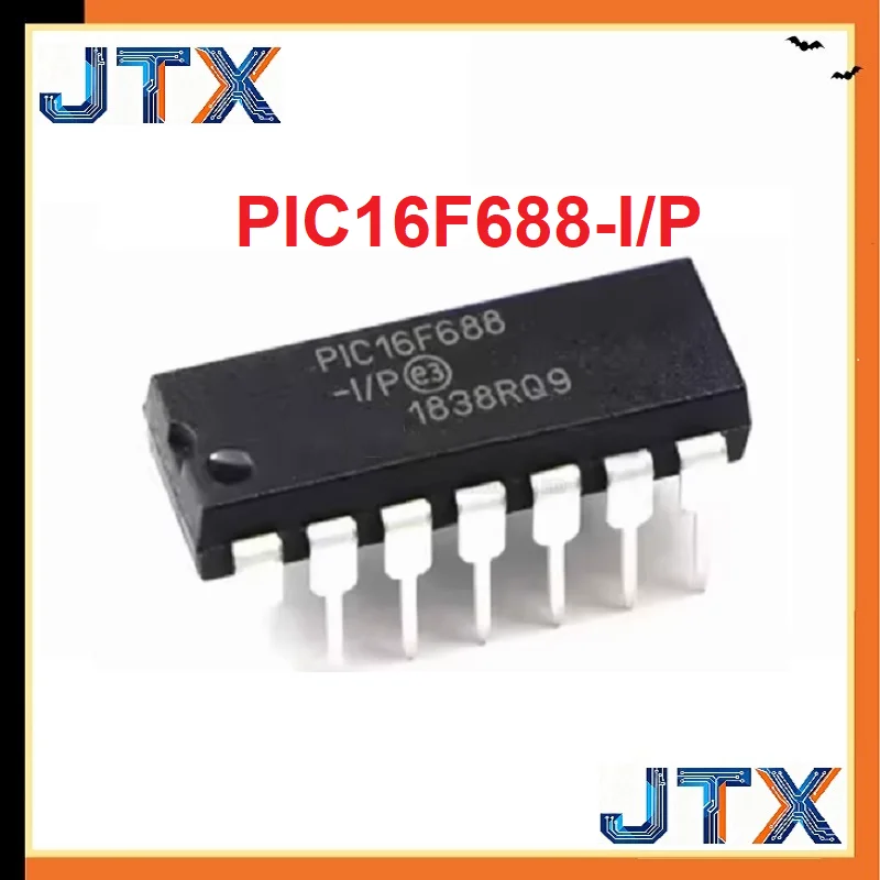 

5PCS/LOT PIC16F688 PIC16F688-I/P DIP-14