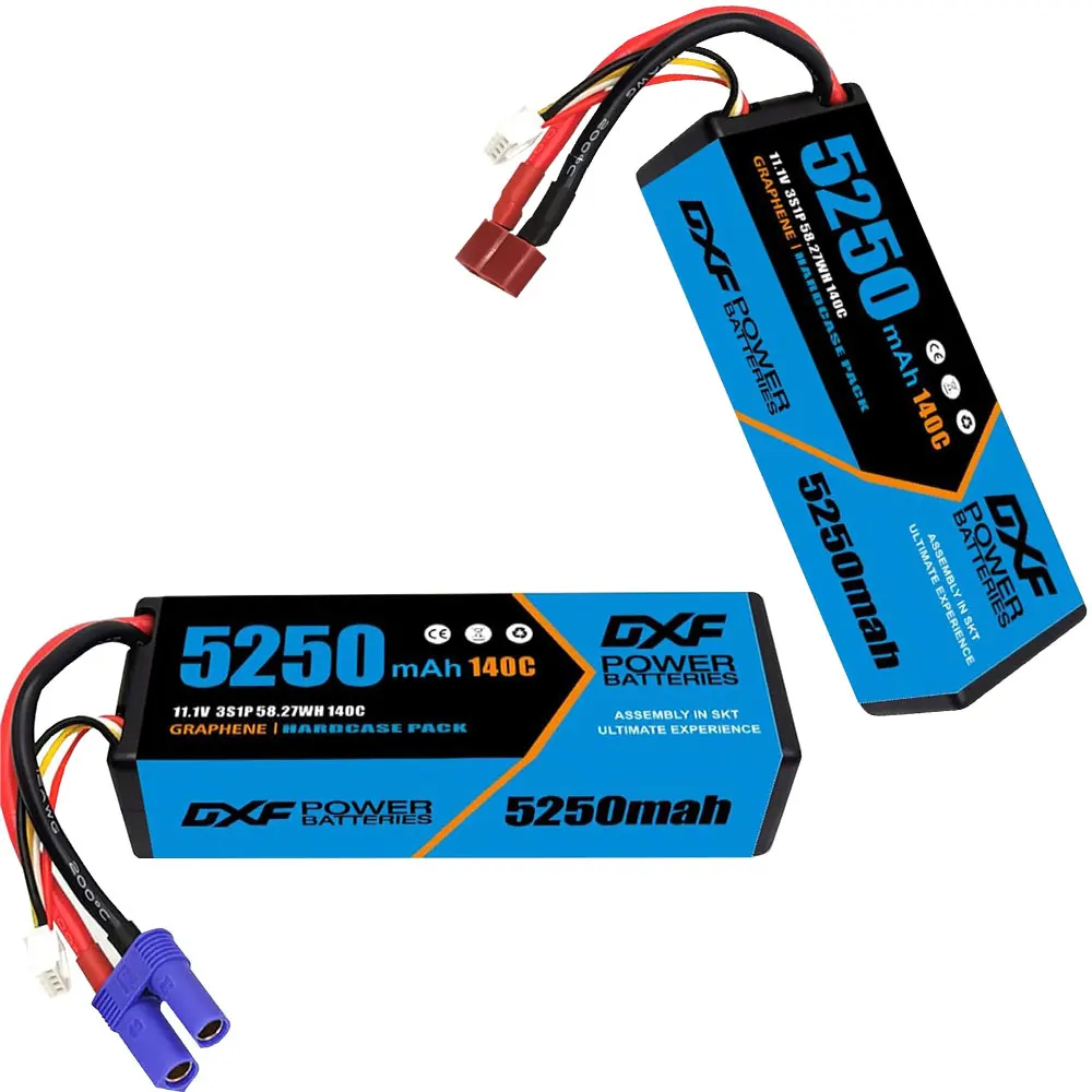 

DXF 3S Lipo 11,1 В 140C 5250 мАч Аккумулятор с разъемом EC5 XT60 Deans Жесткий чехол для радиоуправляемого автомобиля, лодки, грузовика, вертолета, самолета
