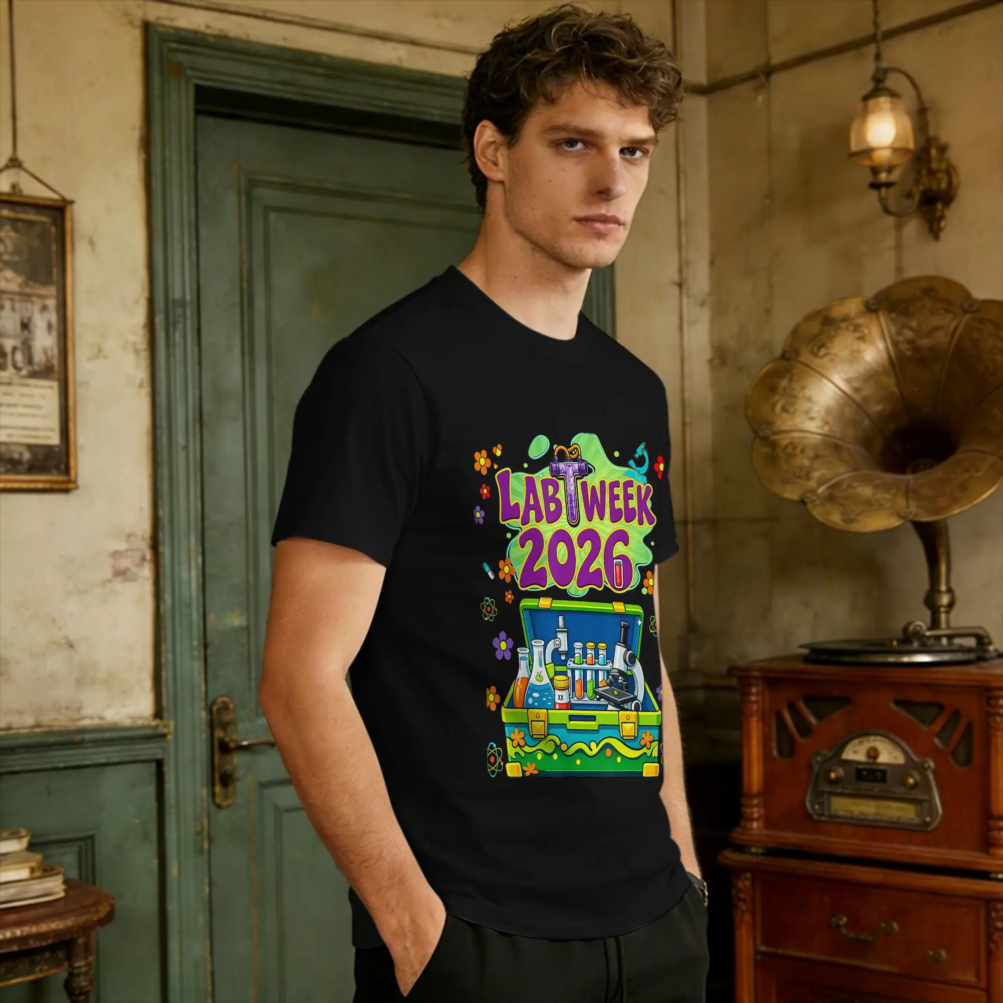 Harajuku T-Shirt Beach Lab Week  Lab Squad Medical Laboratory Technician Team Novelty T Shirts  Cotton Tshirt for Men Clothing