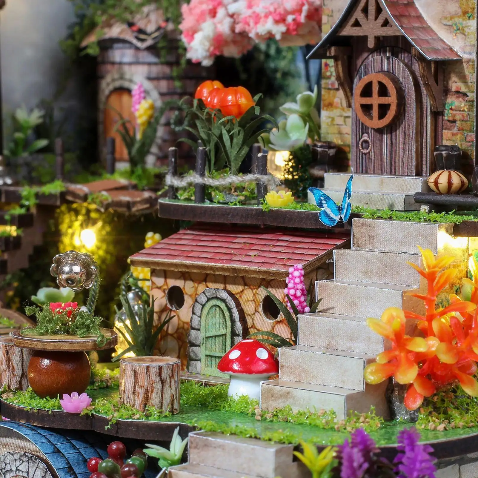 Book Nook Kit Handmade House Model Building Kit Creative Tabletop Decor For Adults Teens Home Bookshelf Display Bedroom Holiday