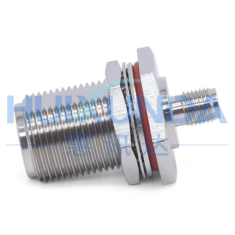N/SMA-KKY-1 Hexagonal N female to SMA master waterproof ring nut fixed, RF connector KYK