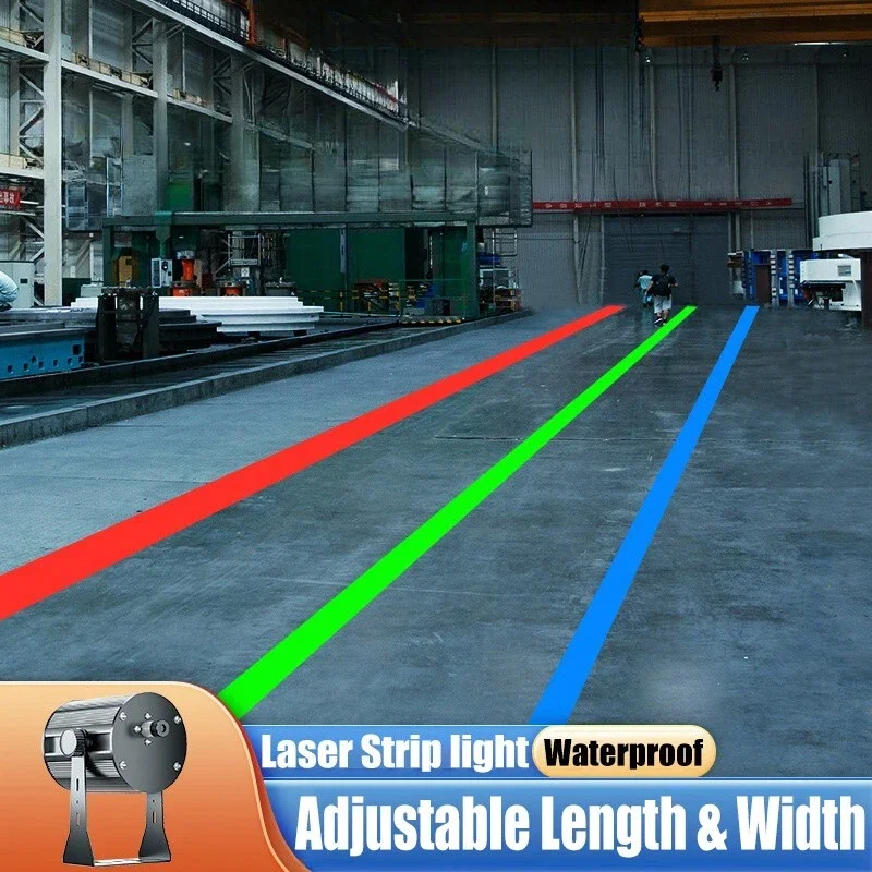 Industrial Laser Projection Lights Warning Signs Sidewalk Laser Line Spotlights