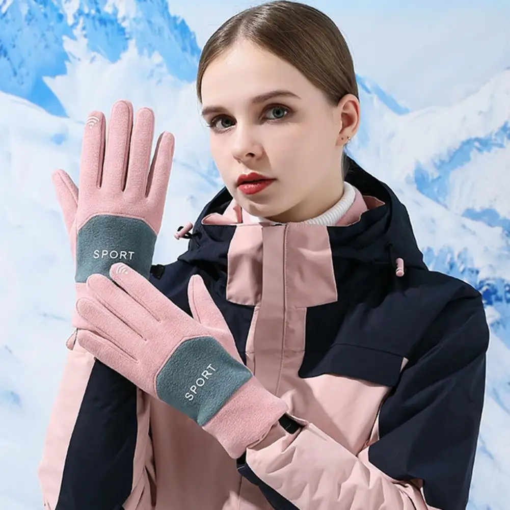 Gants de cyclisme, 1 paire, bon écran tactile, ne rétrécit pas, gants d\'équitation en plein air pour cyclisme, automne et hiver