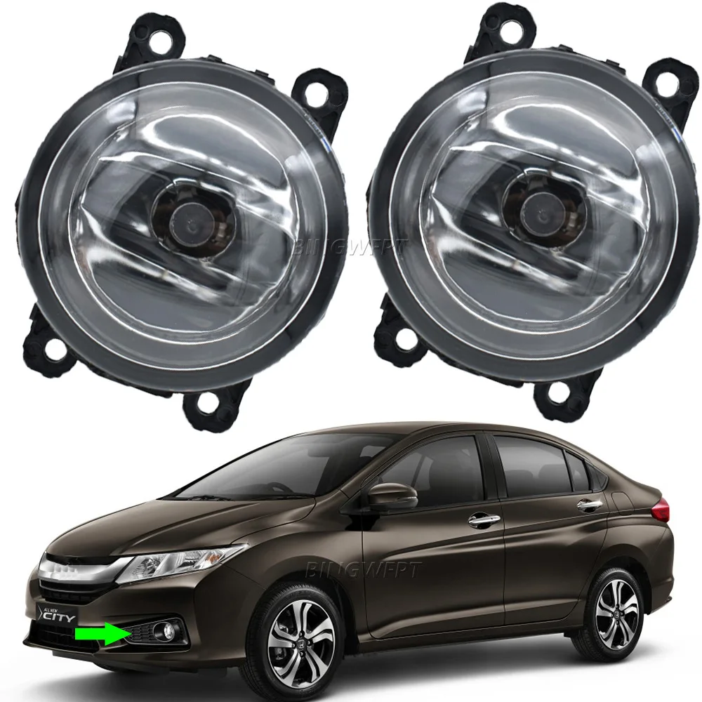 Fog Lamp DRL 12V H11 Daytime Running Light for Honda City Grace 2014 2015 2016 2017 2018 2019 Fog Lights Lamps Car Styling