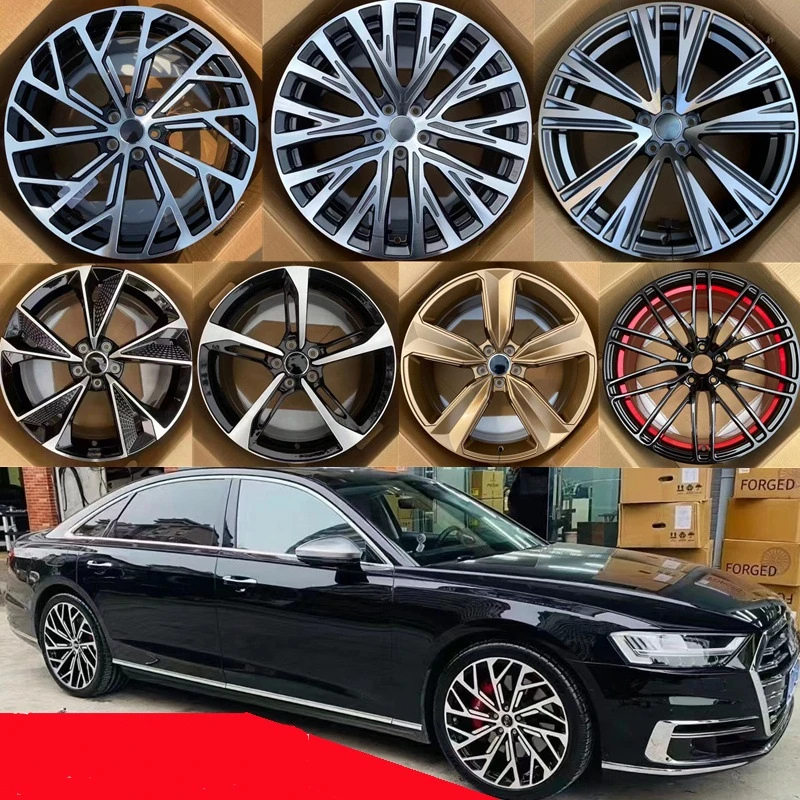 Forged Monoblock Wheels T6061 ET25-45 18-20 Inch 5x112 Gloss Black Multi Spoke Deep Concave