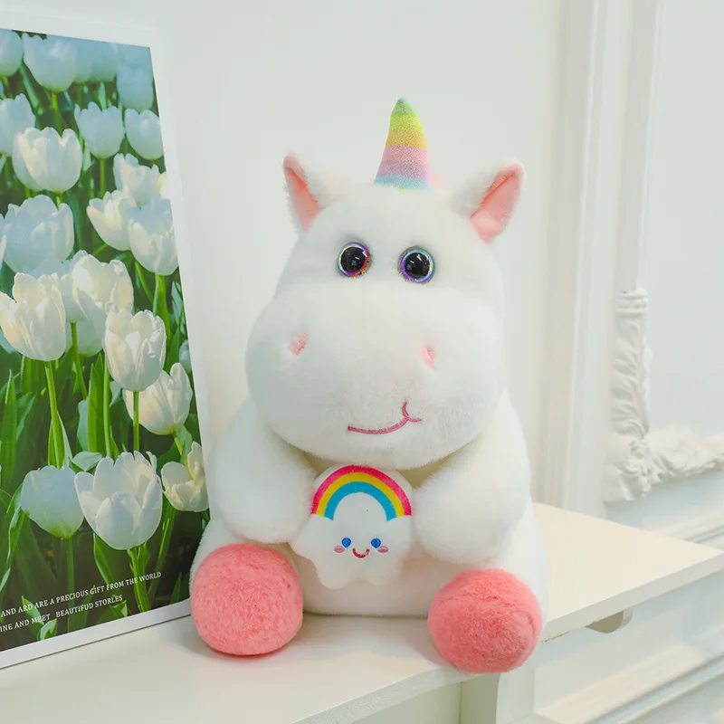 20/30/38cm Lovely Unicorn Plush Stuffed Dolls Kawaii Animal Unicornio Plush Toys for Child Baby Appease Sleep Doll Gifts