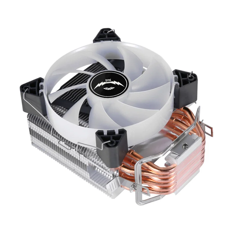 静音クーラー プロセッサー カラフルランプ 4/6ヒートパイプ ラジエーター 120mm CPUファン 対応 LGA2011 x79 x99 115x 1200 1700 AMD AM3 AM4