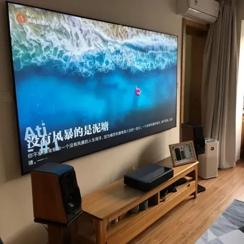 2025 HOT ALR PET Crystal Fixed Frame Projection Screen CLR UST Ambient Light Reject for Ultra Short Throw Projector 130 Inch Max