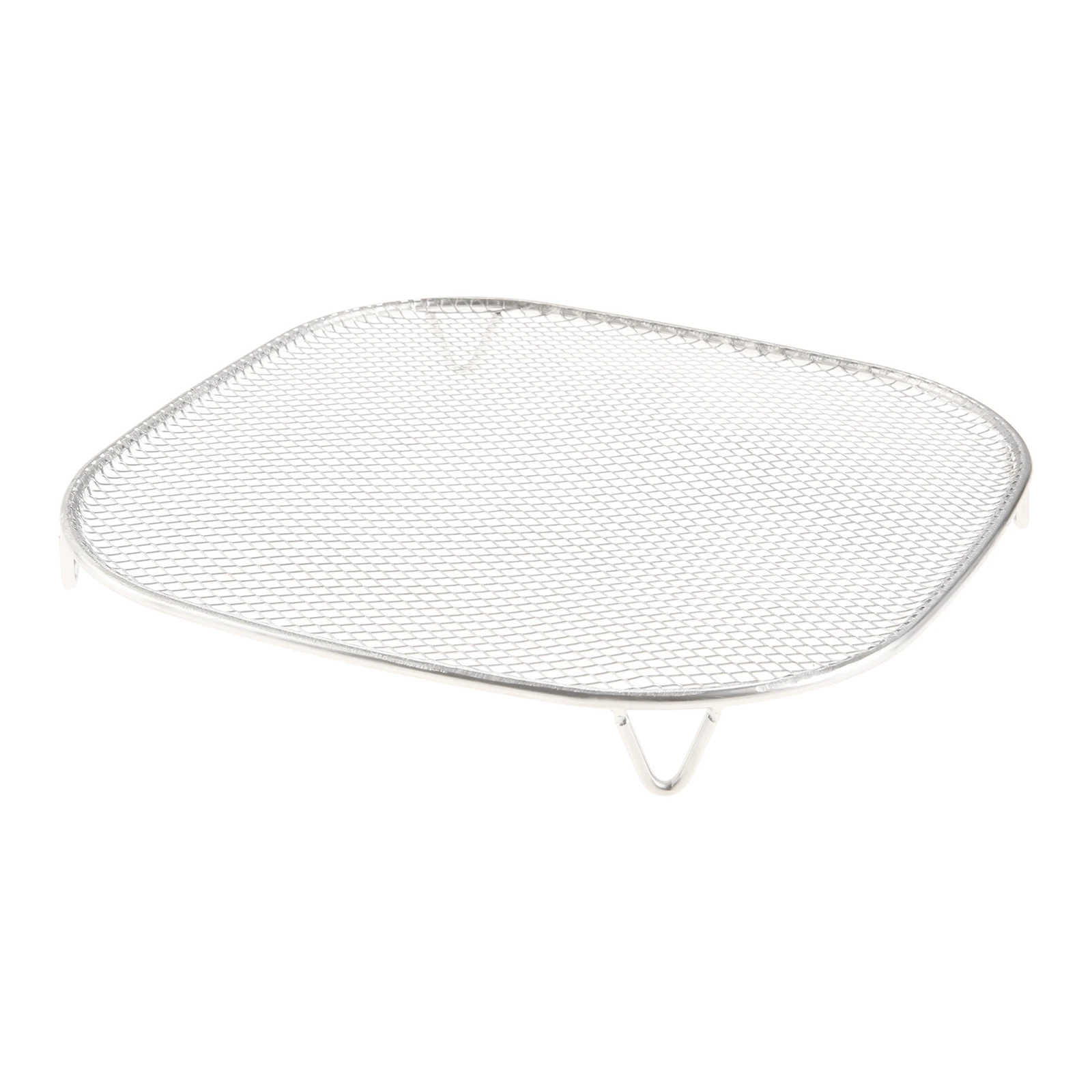 1PC 20.4x 20.2x 2.3cm Heat Resistant Air Fryer Grill Stainless Steel Unique Hanging Design For Ninja Crispi Air Fryer 3.8 L Safe