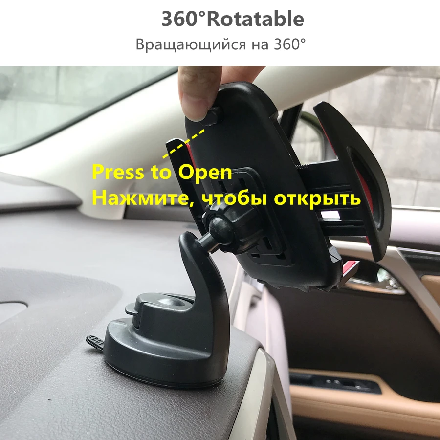 Support de téléphone pour tableau de bord de voiture, mains libres, universel, montage GPS, pour iPhone, Samsung, Xiaomi Mi