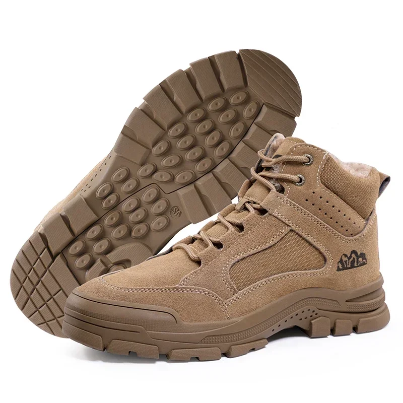 

Новая легкая зимняя теплая защитная обувь, рабочие защитные ботинки со стальным носком, неразрушимые мужские кроссовки с защитой от проколов, большой размер 36-46