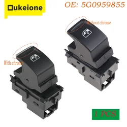 5G0959855G 5G0959855M 5G0959855 Power Window Switch Lifter Button for VW Volkswagen Golf Passat B8 Tiguan Touran Car Auto Parts
