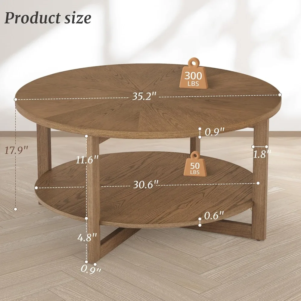 Round Coffee Table, 35