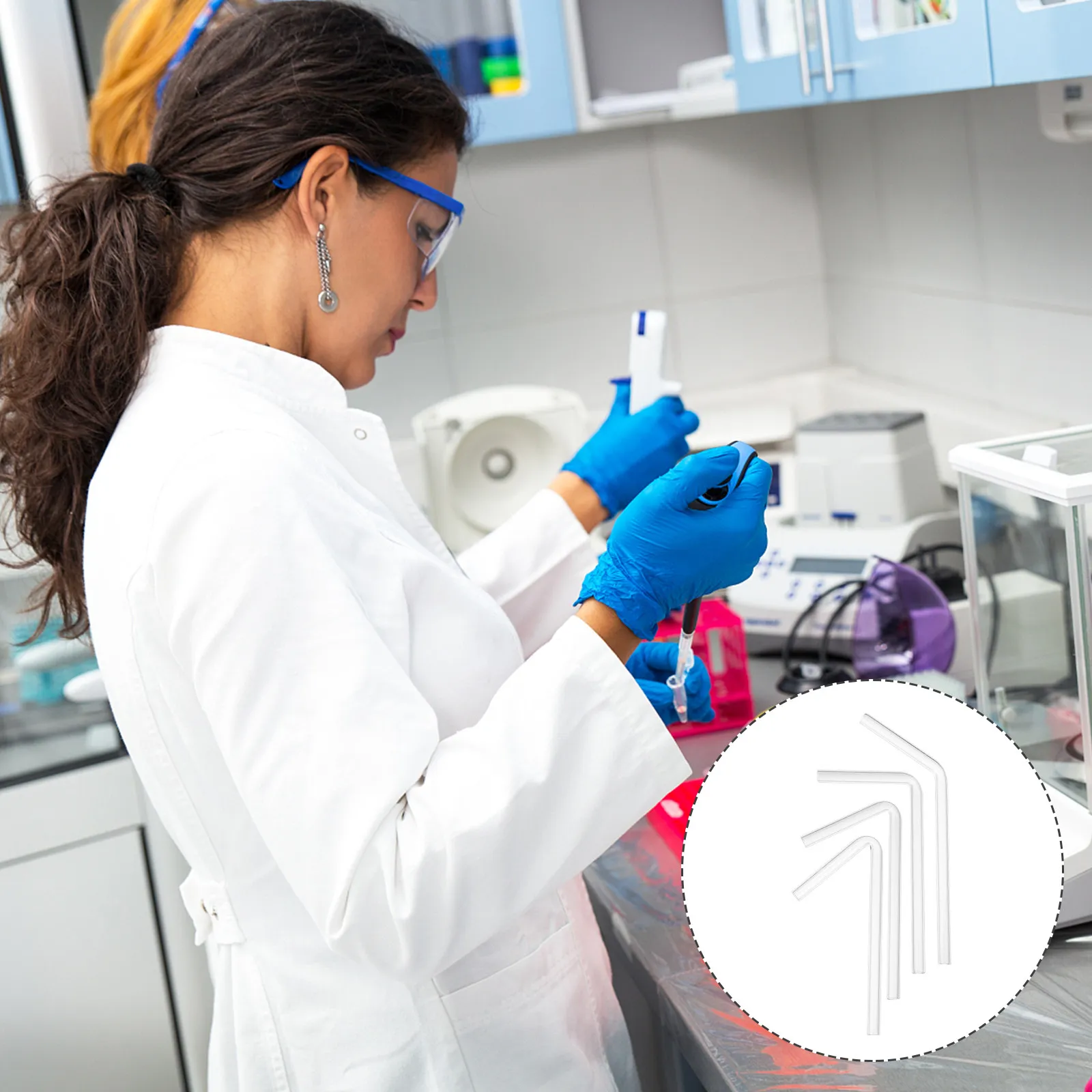 

40 шт. стеклянных коленчатых трубок 45, 60, 90, 120 градусов, высококачественные прозрачные стеклянные трубки, лабораторное оборудование для химических экспериментов