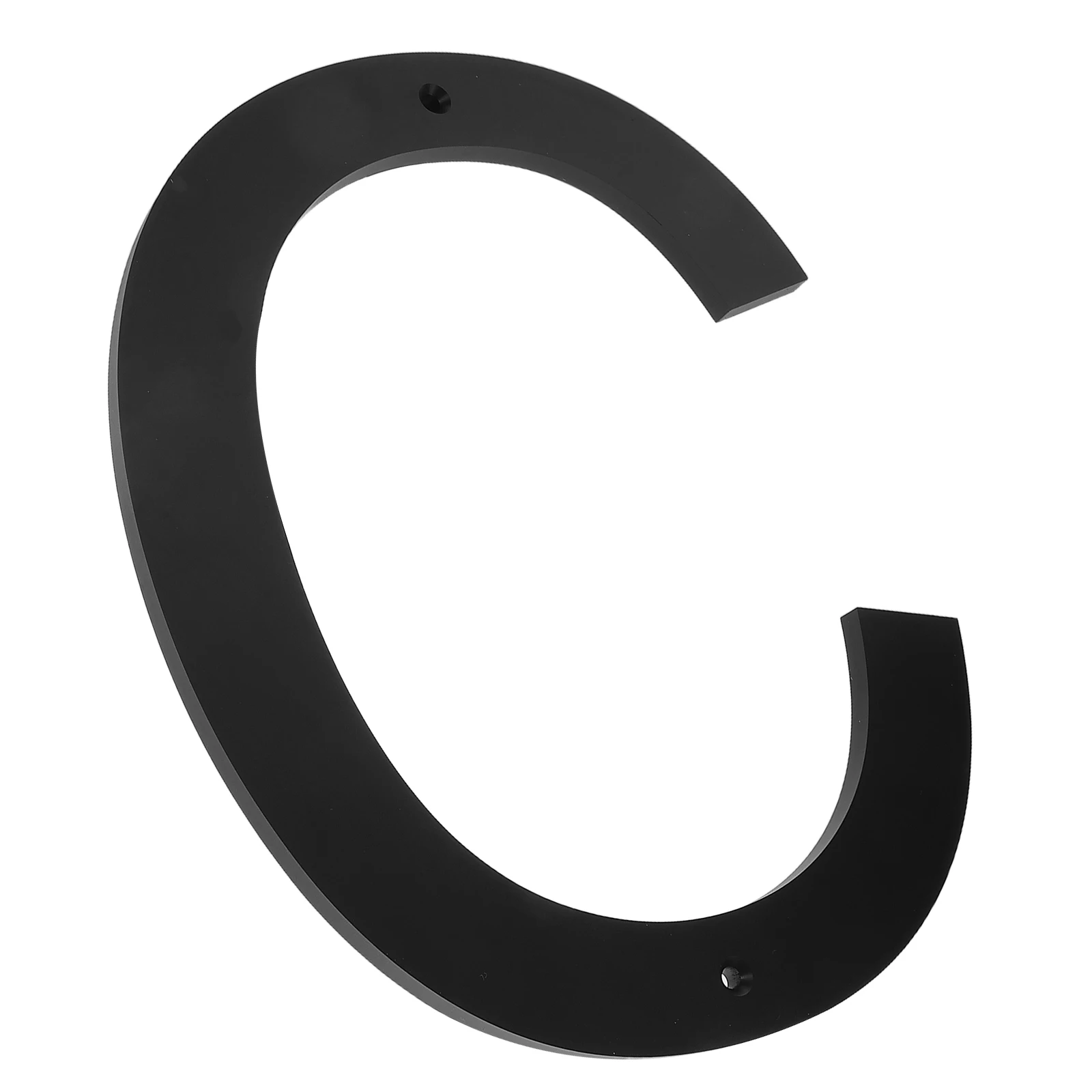 

Black 3D Floating Number Doorplate Durable Material Easy Installation House Letters Mailbox Signs Residential Hotel Commercial
