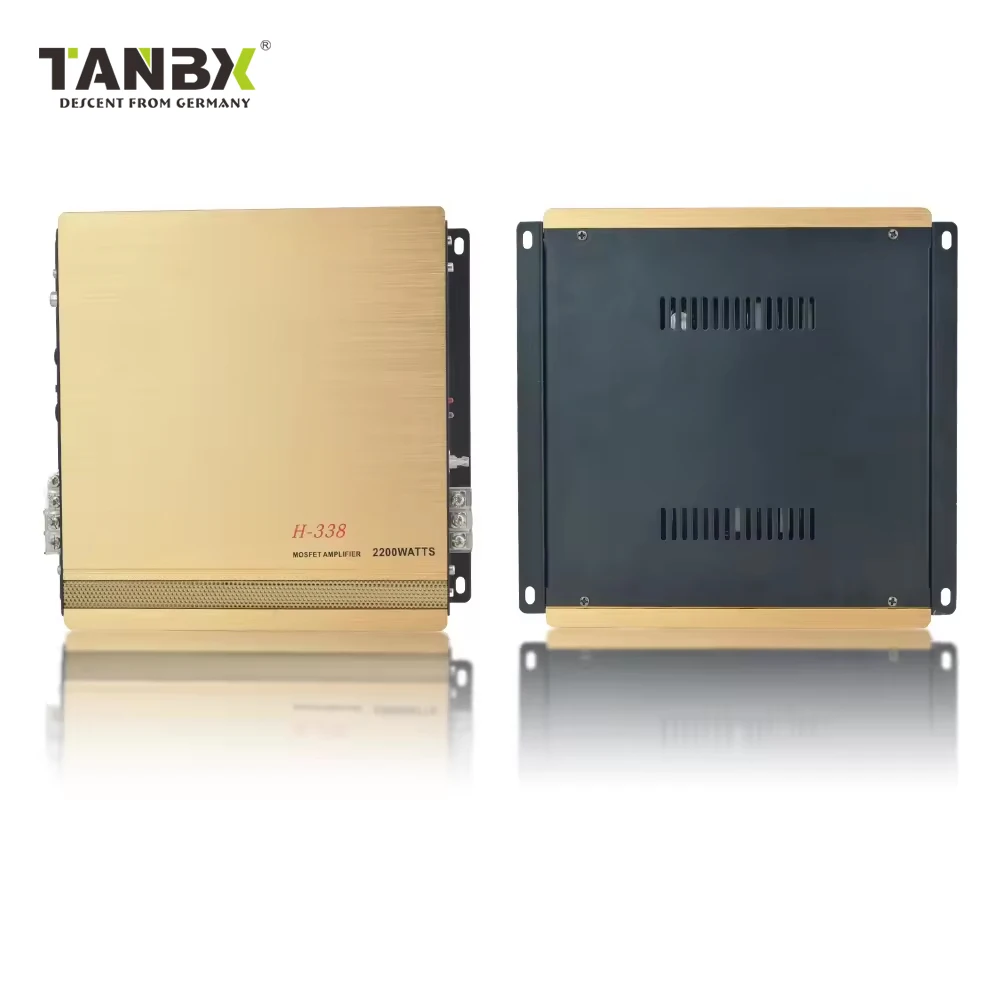 Factory Price 2 Channel Sound Digital Car Amplifier  Professional Class AB High-quality Car Amplifier(H-338)