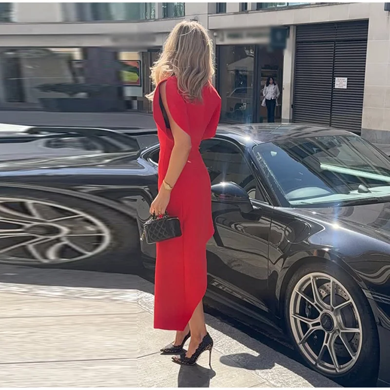 Damen Mehrfarbiges Bedrucktes Slip-Kleid mit Spitzenbesatz, Ärmellos, V-Ausschnitt, Patchwork-Kleider 2026, Sommerliche Lässige Tägliche Strand-Vestidos – Detail 20