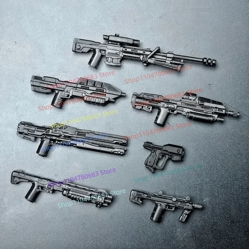 MOC New Military Building Blocks, Dolls, Mini Dolls, Third-party Sci-fi Weapons, Toys, Gifts and Ornaments Collectibles