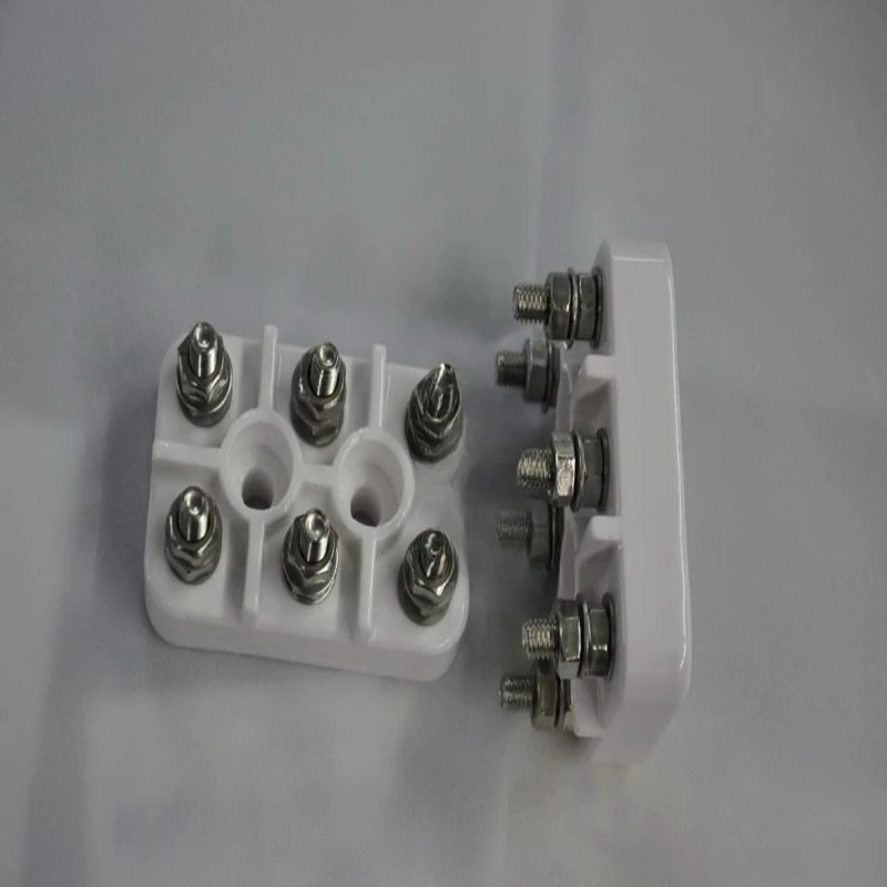 High-temperature motor terminal base, ceramic terminal block, ceramic wiring board, ceramic connector
