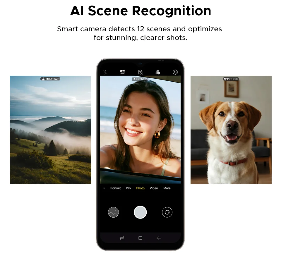 DOOGEE Note56 X Mobile Phone 8.45mm Slim Body 6.56" 90Hz Screen Android 16 6150mAh Battery Al Scene Recognition Smartphone