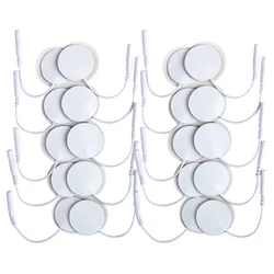 3.2cm Circular White Electrode Pads For Nerve Muscle Stimulator Massager Patch Machine